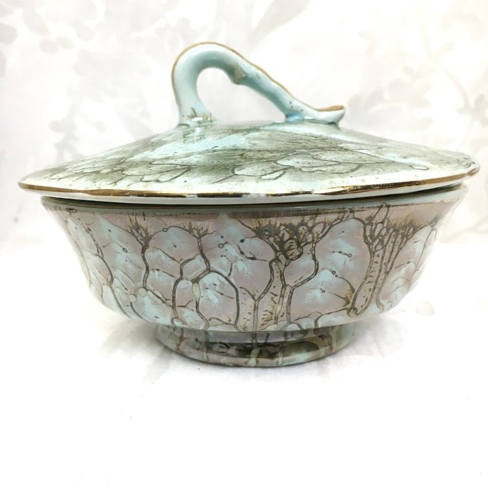 * Old Dutch Delft Powder or Candy Dish - Picture 14 of 16